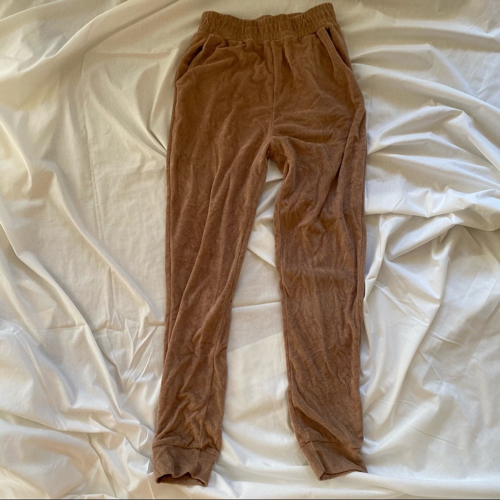 NWOT Terry Cloth Joggers